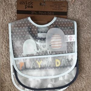 Water resistant baby bibs